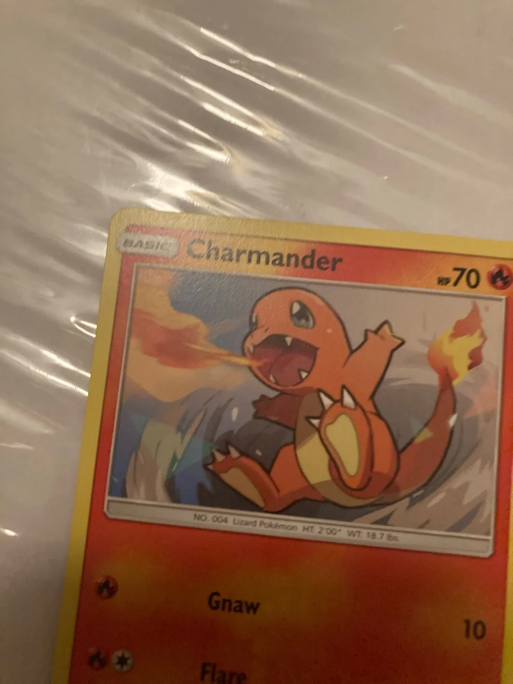 2019! Pokemon Charmander Card - Yellow & Orange Artwork